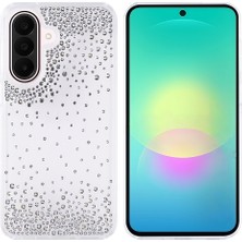 Spia Galaxy A27 Kılıf Kamera Yükseltili Simli Damla Taşlı Silikon Spıa