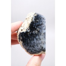 Healcrystal Mistik Parça Dendritli Opal Agate Serbest Formda