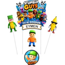 Parti Show Stumble Guys Pasta Süsleme Seti 5'li