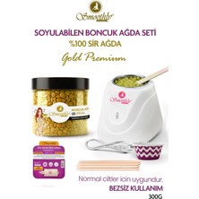 Smoothly Soyulabilen Gold Yüz Ağdası, Kaş Ağdası Boncuk Sir Ağda Seti 300G. Boncuk Ağda - Sir Ağda Makinası