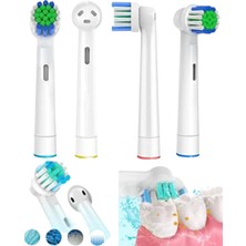 Astraltech Renk Halkalı Aile Tipi Diş Fırçası Yedek Başlığı 4’lü Paket