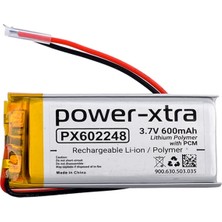 Power-Xtra PX602248 - 3.7V 600 Mah Li-Polymer Pil - Devreli