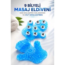 Astraltech 9 Bilyeli Masaj Eldiveni Kan Dolaşımını Hızlandıran ve Cilt Gençleştiren