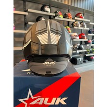 Auk Çene Açılır Vizörlü Kask