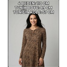 Ezm Tunik Kahve Siyah Tonları Olan 1 Adet Tunik Kaliteli Kullanışlı Güzel Şık