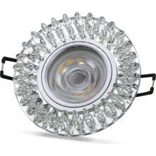 sbodurhome 1 Adet Noas YL65 1727 Troya LED Çerçeveli 4000K Kristal Cam Spot Kasa