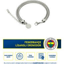 Fenerbahçe Fb Örme Çelik Bileklik Gri Renk Paslanmaz Çelik Malzeme ile Ergonomik Ayarlanabilir Tasarım