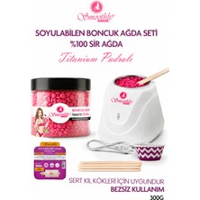 Smoothly Soyulabilen Pudralı Boncuk Ağda, Hassas Ciltlere Özel Sir Ağda Seti 300 G. | Sir Ağda Makinası