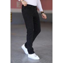 Myrab Denim Siyah Erkek Regular Fit Rahat Kesim Jean Pantolon