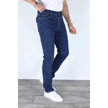 Myrab Denim Mavi Taşlı Regular Kalıp Erkek Pantolon