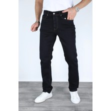 Myrab Denim Erkek Regular Fit Yıkamasız Görünümlü Kot Pantolon