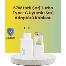 67W Hızlı Şarj Adaptörü ve Veri Aktarım Özellikli Type-C Kablo Seti