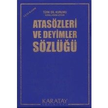 Atasözleri ve Deyimler Sözlüğü (Plastik Kapak)