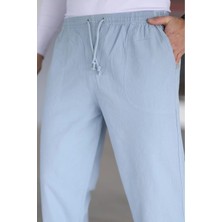 Myrab Denim Erkek Keten Ham Bez Pantolon Yaz Ayının Vazgeçilmezi Rahat Kalıp