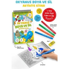 Okyanus - Boya ve Sil Aktivite Kitabı / 3 Yaş +
