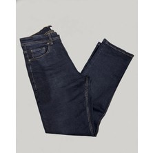 Myrab Denim Erkek Zift Lacivert Regular Kalıp Likralı Esnek Kot Pantolon