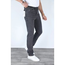 Myrab Denim Regular Kalıp Gri Erkek Kot Pantolon
