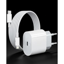 iPhone 14 13 12 11 Uyumlu 20W Hızlı Şarj Adaptörü Lightning Kablo Seti