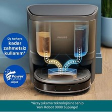 Philips 8000PA Güçlü Emişli Paspas Kaldırma Özellikli Premium Robot Süpürge, Kendini Temizleme Paspas Yıkama, Lazer Navigasyon