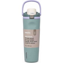 Owala Freesip Sway Yeşil Mavi Paslanmaz Çelik Termos Bardak 30 Oz / 890 ml