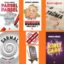 Kırmızı Kedi Yayınevi Kirli Çark - Parsel Parsel - Sarmal - Yağma - Vurgun / Murat Ağırel - 5 Kitap Set Telefon Tutucu Hediye