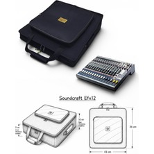 Soundcraft EFX12 Profesyonel Ses Mikseri Için Uyumlu Çanta Soft Case Kılıf