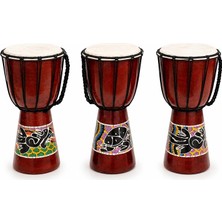 Livenda Ahşap Batikli Darbuka NO:1023