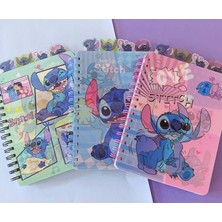 Stitch Hologramlı Bölümlü Defter