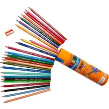 Bic Evolution Kuru Boya Kalemi 24+1 Metal Tüp