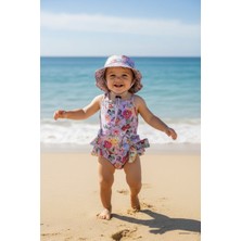 Melomel Frilly Flower Baby Uv Korumalı Kız Bebek Mayo