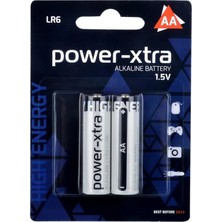 Power-Xtra LR06/AA Size Alkaline Kalem Pil - 2li Blister
