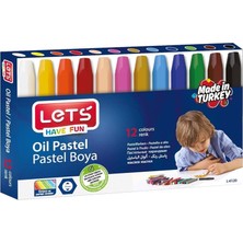 Lets 12 Renk Pastel Boya Karton Kutu