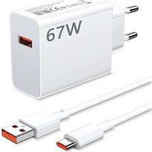 Rio Battery Solgun Redmi Note 11 Pro Uyumlu 67W Hiperşarj Type-A To Type-C Kablo Seri