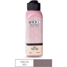 Artdeco 3051 Akrilik Boya Küllü Gül Renkli Su Bazlı ve Dayanıklı 160 ml