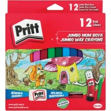 Pritt 12 Renk Jumbo Mum Boya
