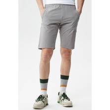 Lacoste Men's Slim Fit Grey Bermuda Short Erkek Bermuda Şort Gri