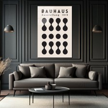 GLAZELLA Bauhaus Ausstellung 1919 Modern Sanat Cam Tablo