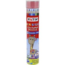 Fatih 12 Renk Metal Tüp Kuru Boya
