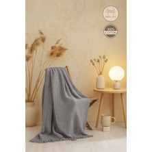 Tabu Home Müslin Pike Antrasit – 4 Katlı