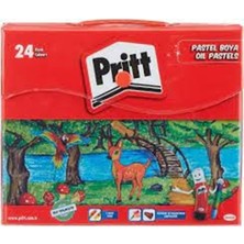 Pritt 24 Renk Çantalı Pastel Boya