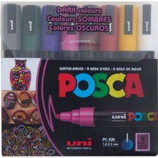 Posca 5m 1,8-2,5 8li Set Koyu Renkler