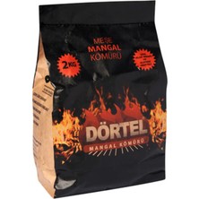 Dörtel Mangal Kömürü Craft 2 Kg  (5'li Paket)