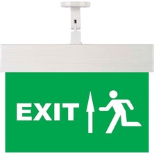 Mutlusan Exit Ledli Acil Çıkış Aydınlatma Armatür 8-13 cm (2'li Paket)