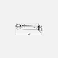 Ermo Galvaniz Sürgü-Kristal No:1 (5'li Paket)