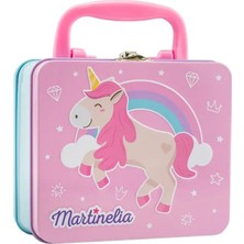 Martinelia Unicorn Kız Çocuk Metal Çantalı Güzellik Seti