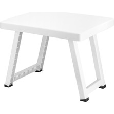 Poliwork Katlanır Plastik Masa 70 cm Beyaz (2'li Paket)