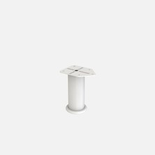 Tempo R42 Mobilya Ayağı 10 cm Beyaz (6'li Paket)