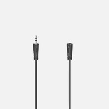 Hama 3.5 mm Soket Stereo Siyah 1s 3m (4'li Paket)