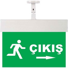 Mutlusan Exit Ledli Acil Çıkış Aydınlatma Armatür 8-15 cm (3'li Paket)