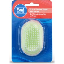 Foot Doctor 2'si 1 Arada Pomza Taşı ve Fırçası (7'li Paket)